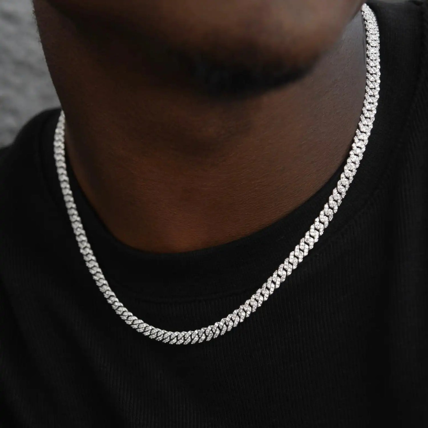 iced out cuban link chain