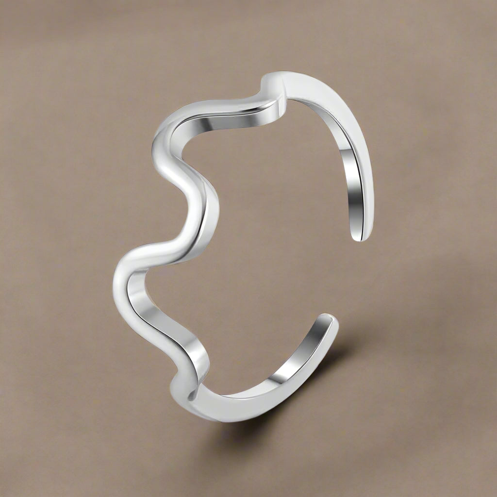 Irregular Wave Ring - 2mm