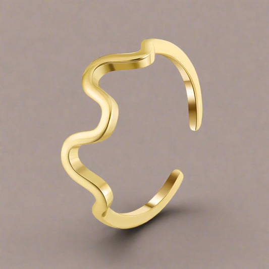 Irregular Wave Ring - 2mm