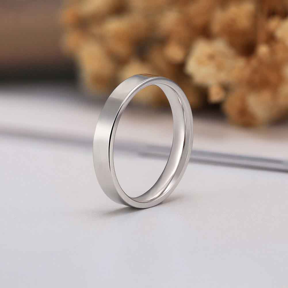 Classic Minimal Flat Ring - 3mm